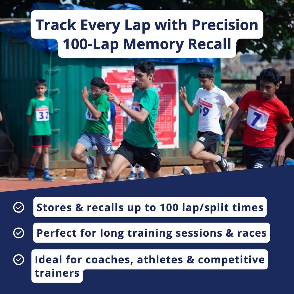 Ultrak 100 Lap Memory Timer, Yellow