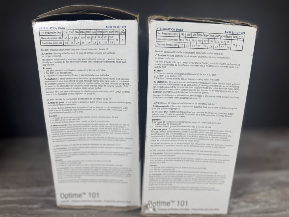 3M Optime 101 Earmuff Peltor H7 QTY 2