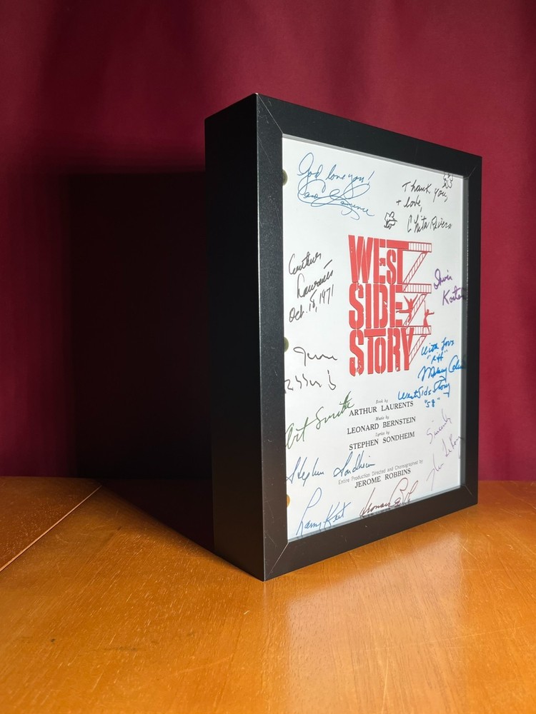 West Side Story Script Signed- Autograph Reprints- Broadway Musical Script