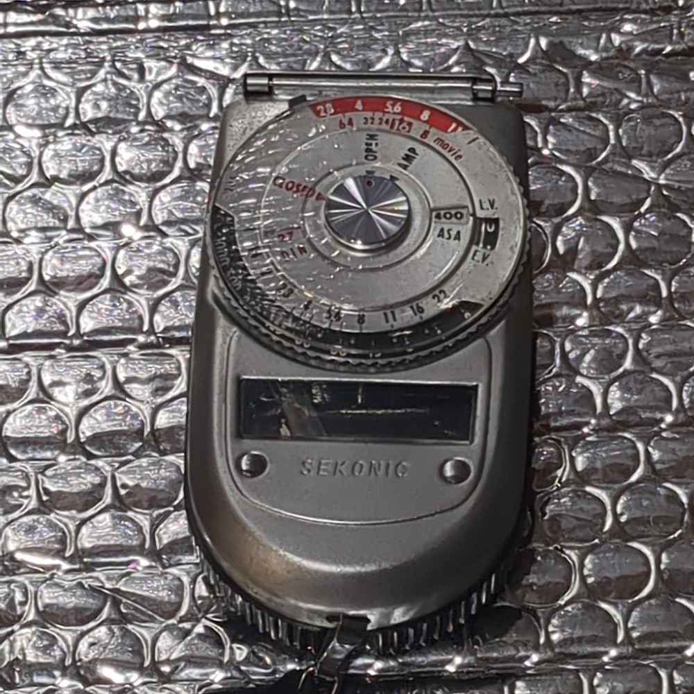 VINTAGE SEKONIC MODEL 38 AUTO LEADER - LIGHT METER / WORKING