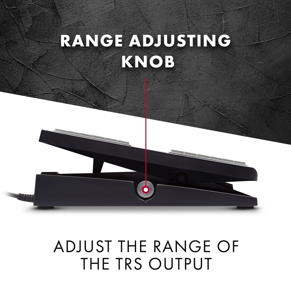 Expression Pedal for Keyboards, MIDI Controllers & Guitar Effects