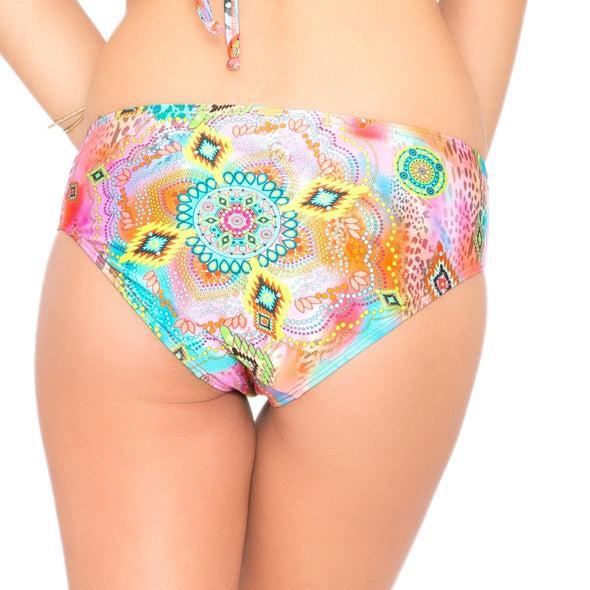 Luli Fama Miami Boho Chic Luxe Full Coverage Bikini Bottom