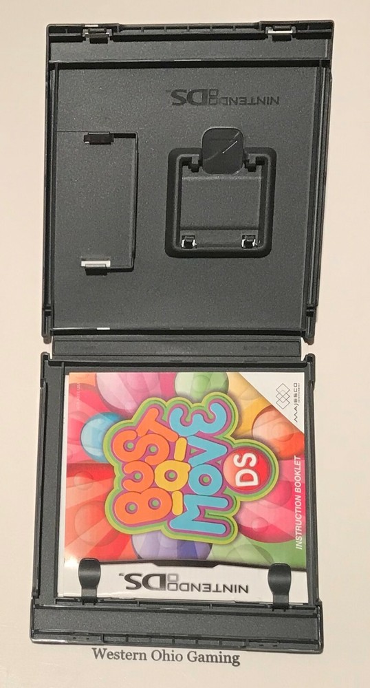 EMPTY Bust-A-Move DS (Nintendo DS, 2005) CASE AND INSTRUCTIONS ONLY