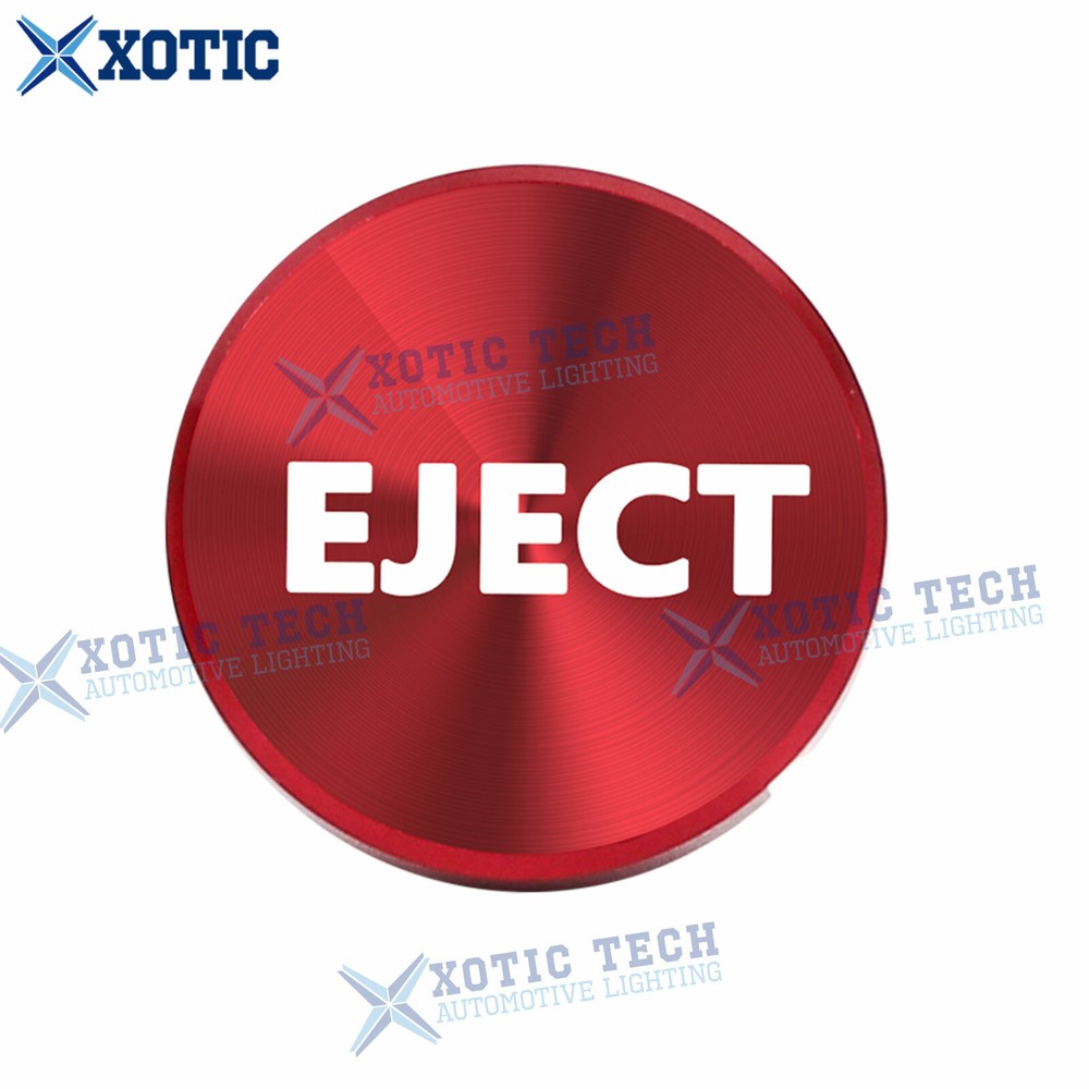 Universal Interior Aluminum Alloy Eject Button Cigarette Lighter Switch Decor