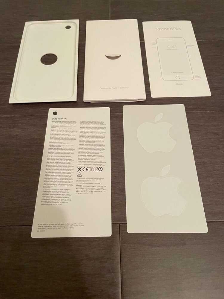Apple iPhone 6 Plus Space Grey - BOX ONLY! 16GB MGAL2LL/A