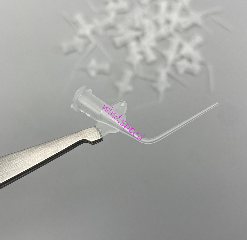 Dental Endo Disposable Root Canal Irrigation Syringe Tips Needle Tips 0.35mm Tip