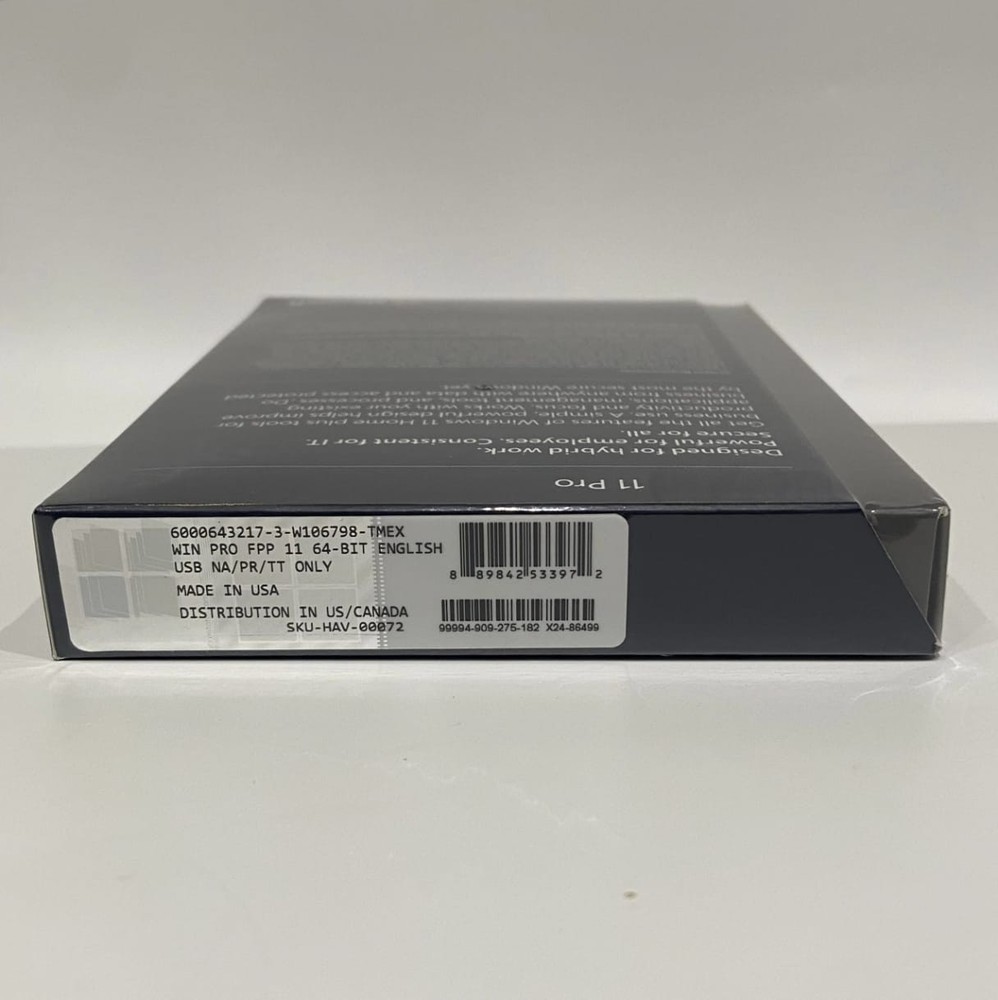 Microsoft Windows 11 Pro 64bit - New Sealed – Flash USB Retail -Original- 1 PC
