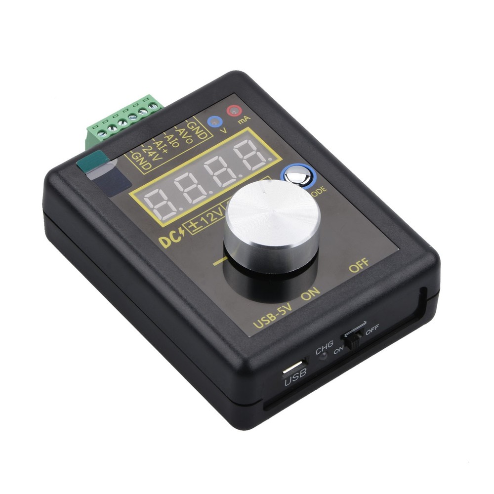 DC 0~10V 0~24mA Current Voltage Analog Simulator Signal Generator w/ Battery nn