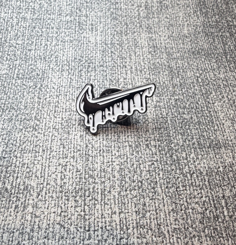 Nike Dripping Swoosh Pin Enamel