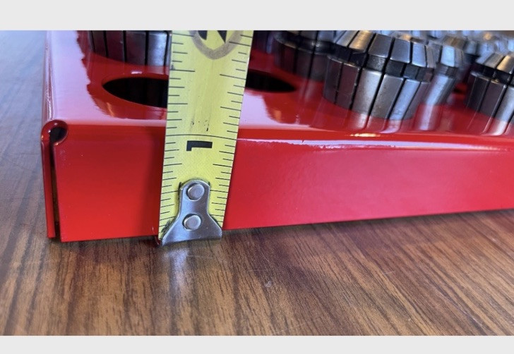 Made in USA 173 Collet Rack Tray ER16 & ER32 Bench Top Drawer Steel Metal New