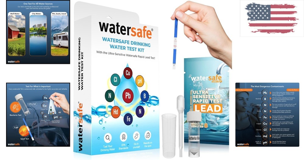Professional-Grade Water Testing Kit - Detect Contaminants with Ease & Precision