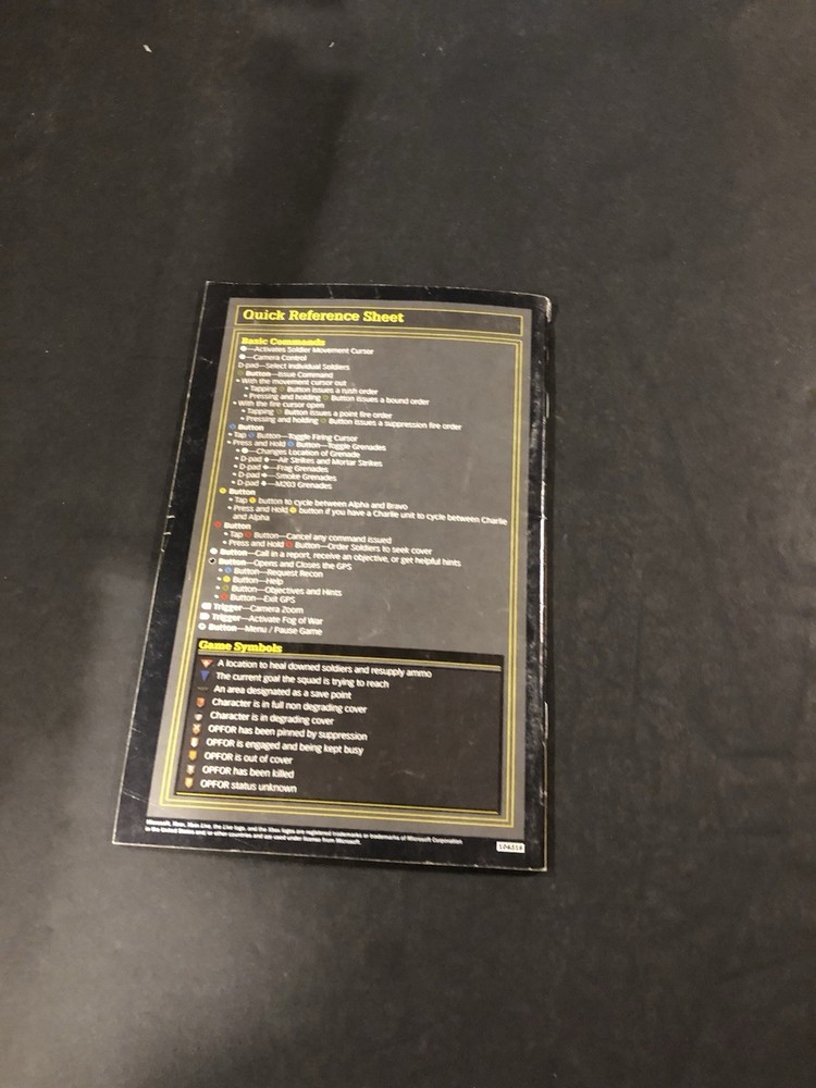 full spectrum warrior xbox manual Only