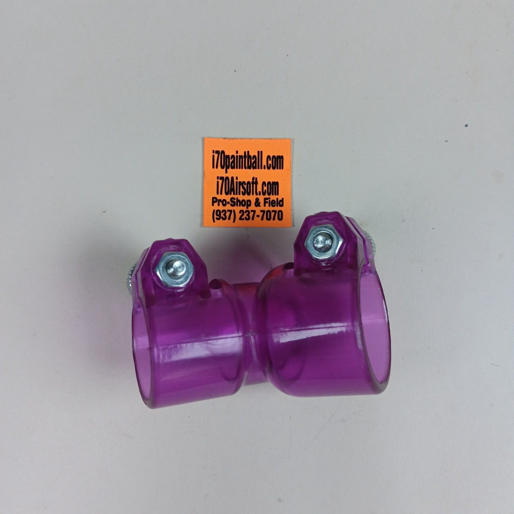 Purple Viewloader Adjustable Hopper Feed Neck / Hopper Adapter / Elbow (x3)