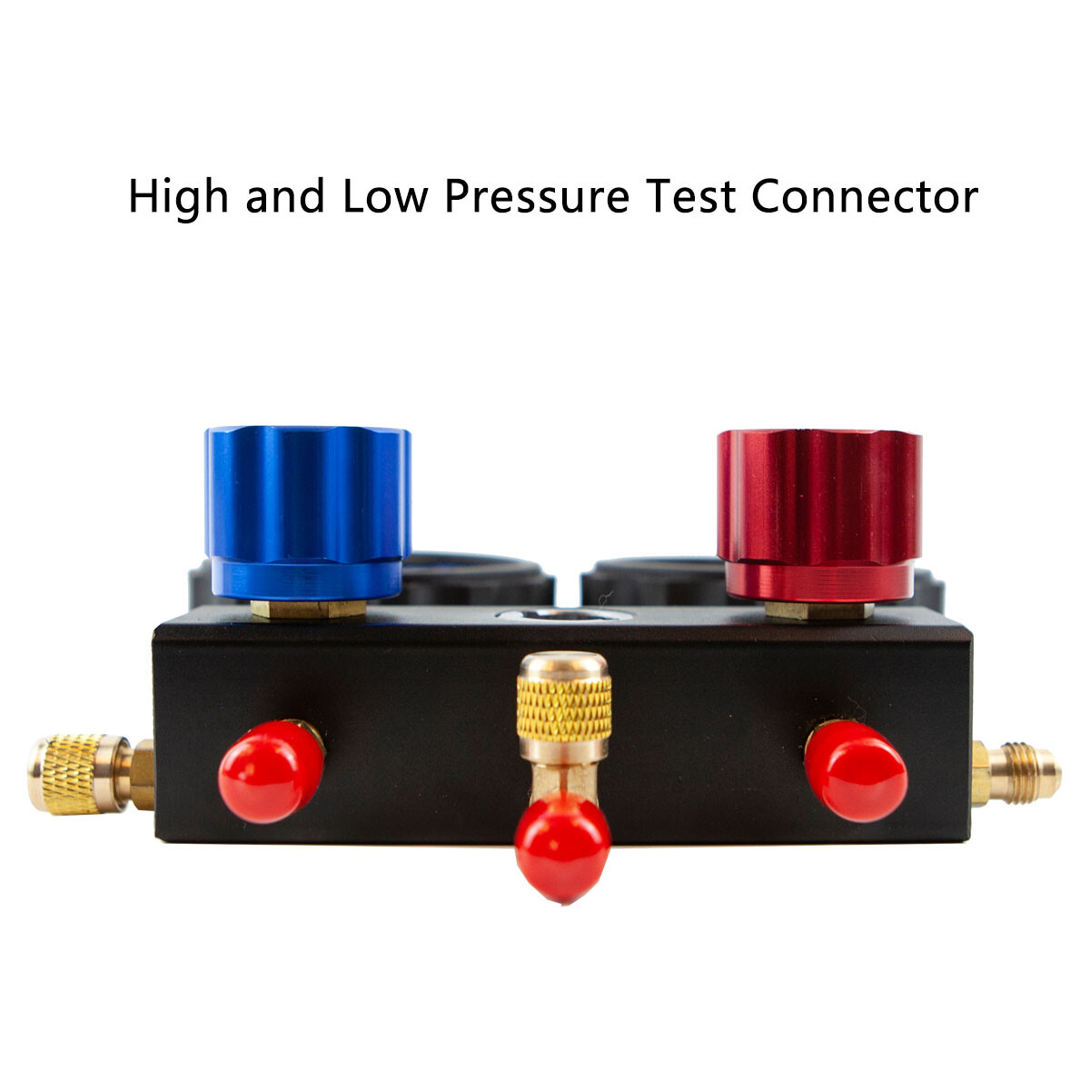 Elitech HVAC Manifold Gauge Set w/Hoses Coupler Adapter Carrying Case DMG-3B