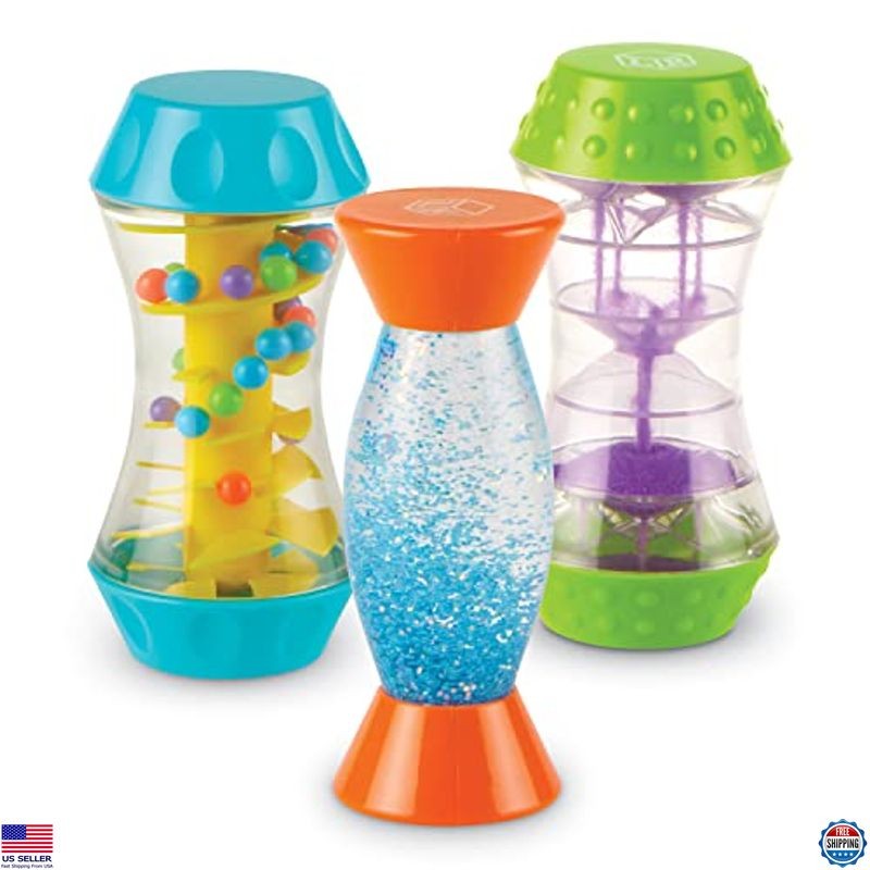 Learning Resources Sensory Trio Fidget Tubes - Travel Toys for Toddlers & Kids