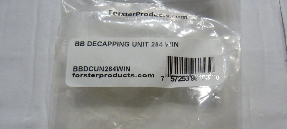 Winchester Bushing Bump Decapping Unit Forster 284