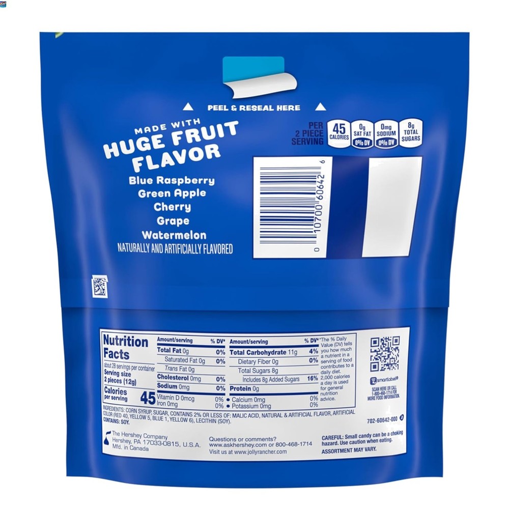 Fruit Flavored Hard Candy Bag, 12 oz