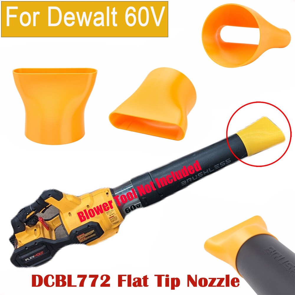 lat Tip Nozzle Leaf Blower Flat Replacement For Dewalt 60V DCBL772 Flex*volt US