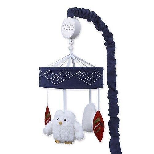 NoJo Teepee 5-Pc Convertible Crib Bedding Set Includes Mobile *New*