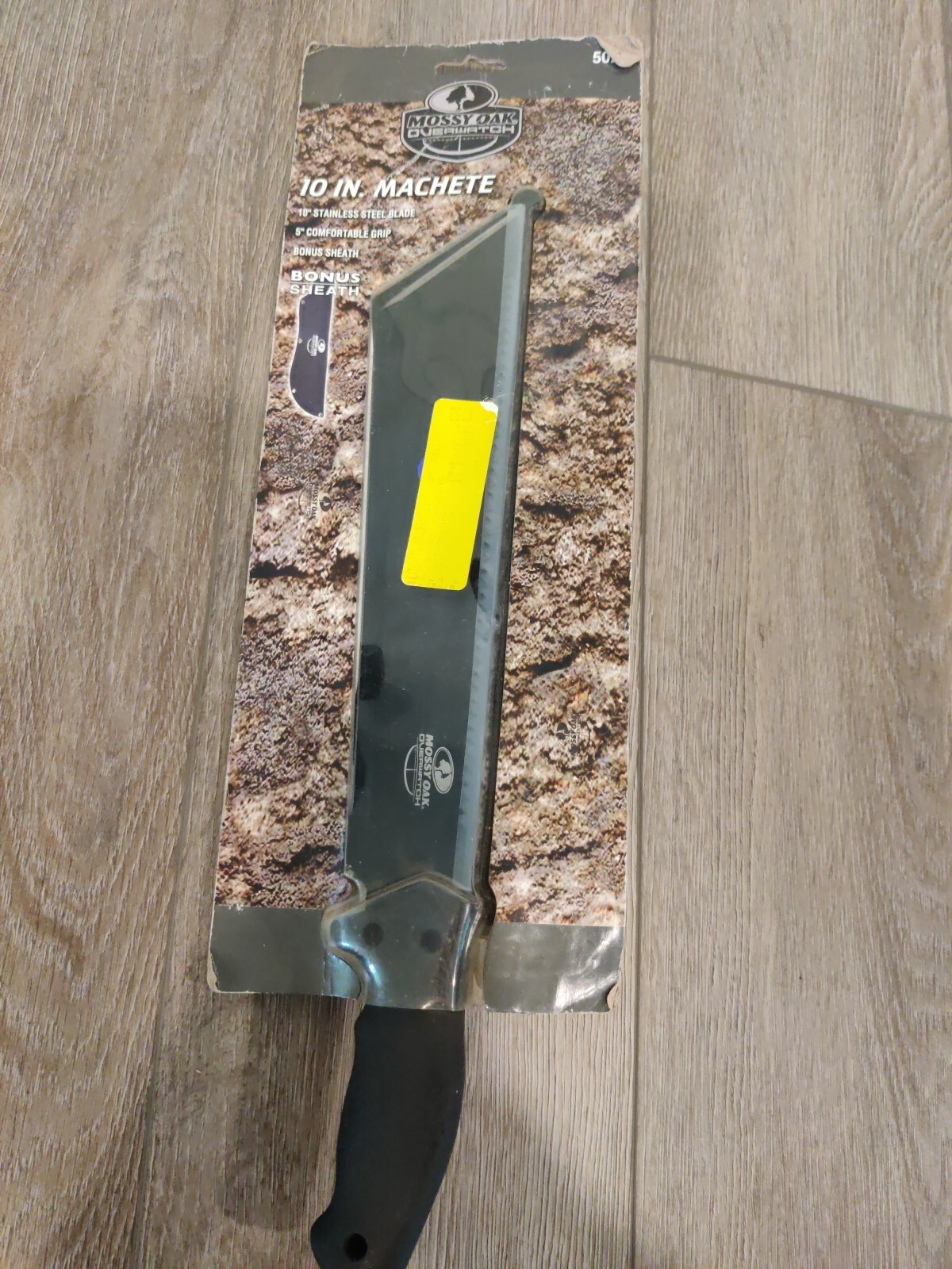 NEW Mossy Oak Overwatch 10" Machete & Sheath #5029 Stainless Steel Blade Hunting