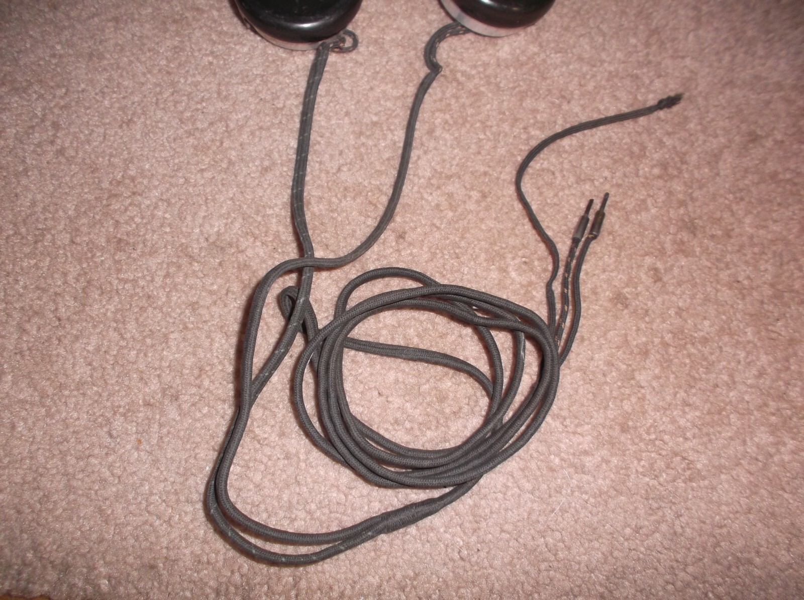 Vintage Brandes Superior Headset Headphone Receiver Great Shape FREE SHIPPING