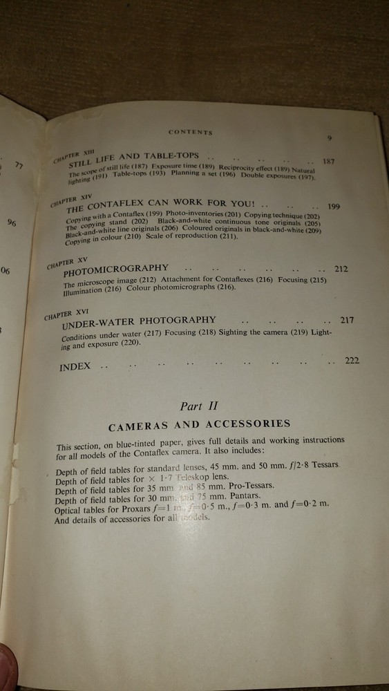 Contaflex Manual Complete Guide for Single Lens Reflex Camera, Edward S. Bomback