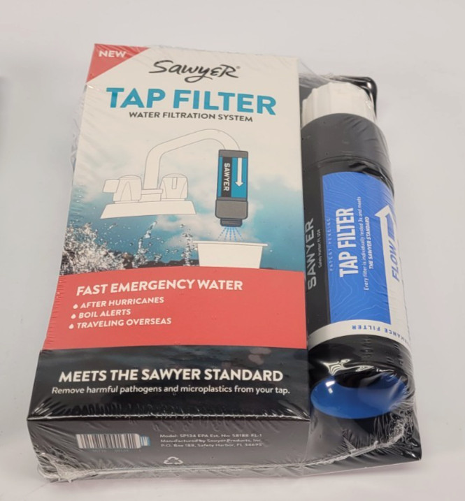 Sawyer Tap Filter Water Filtration System Fast Emergency Water SP134
