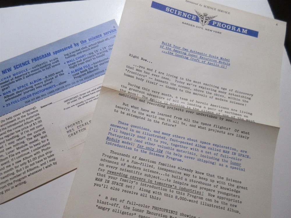 build - Apollo Lunar Module Apollo 11 - Science Program solicitation