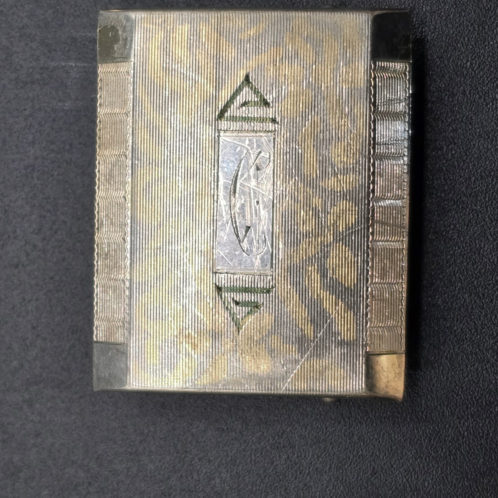 Peaky Blinders Watch Chain for Belt 8" & Belt Buckle White GF Art Deco SO Bigney