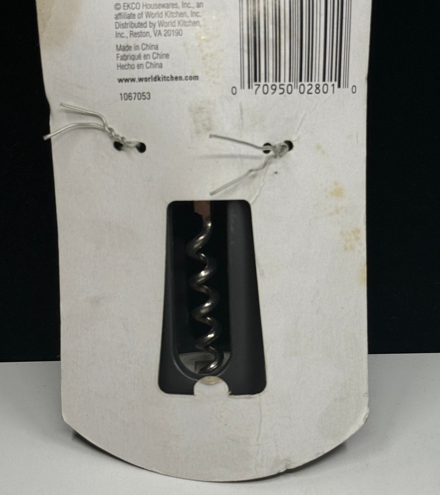 EKCO Black Winged Corkscrew -NEW *Check Description