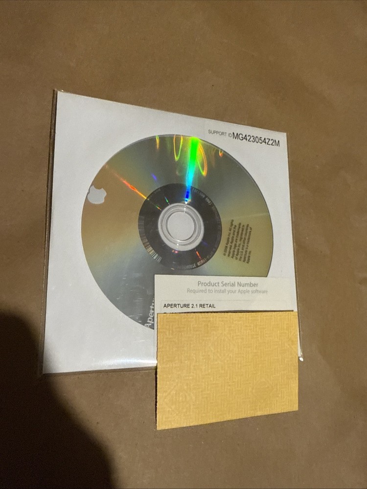 Apple Aperture 2.1 For Mac Photo Editing Software Retail