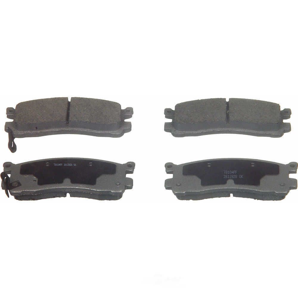 Rr Ceramic Brake Pads  Wagner  PD553