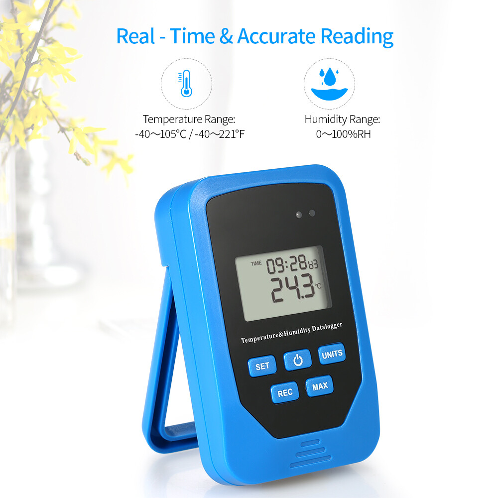 Mini USB Humidity Temperature Data Logger RH TEMP Datalogger Recorder V1O8