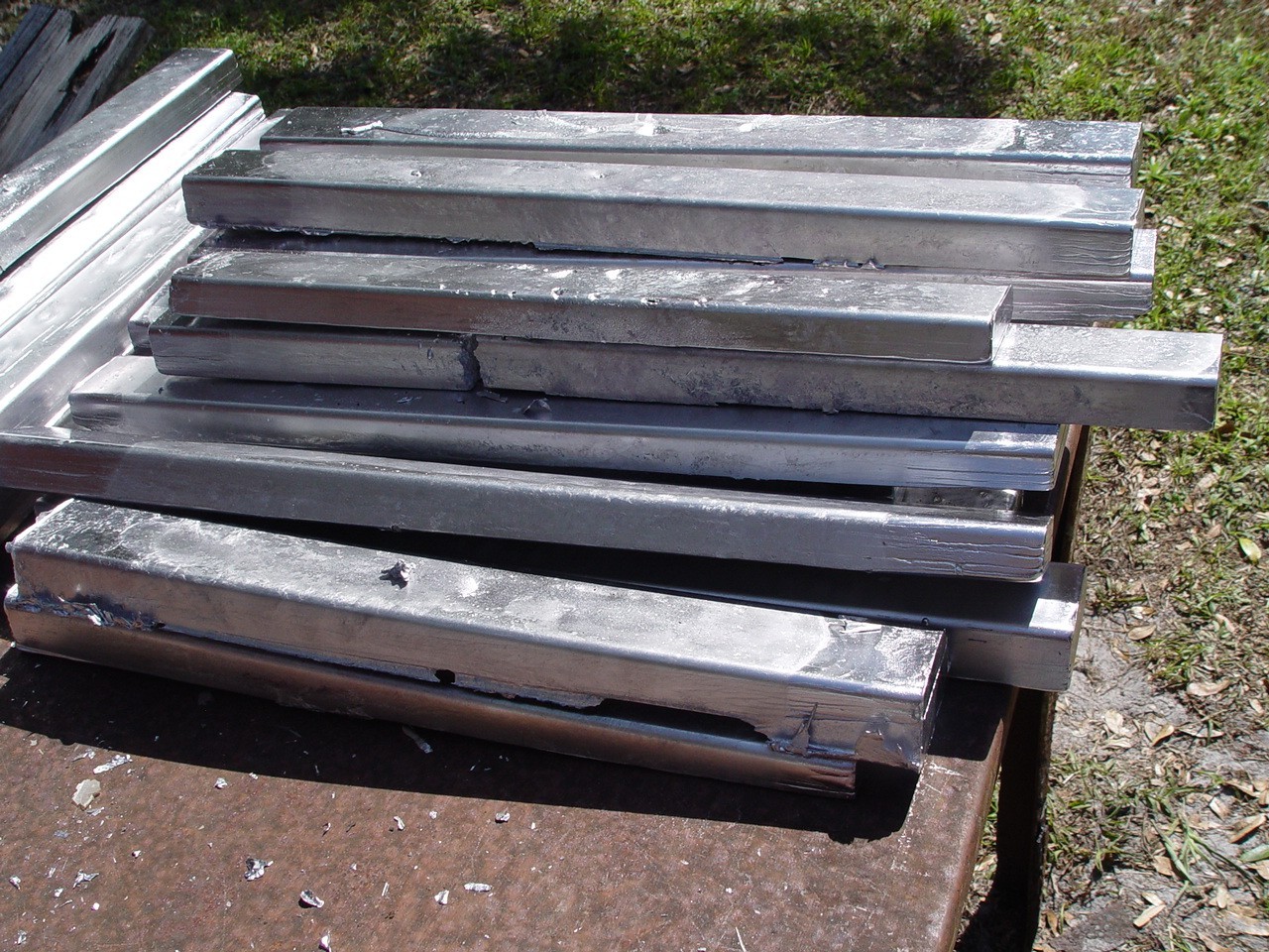 30 Lbs Linotype bars super clean. Bullet casting, industrial use. Hand smelted!