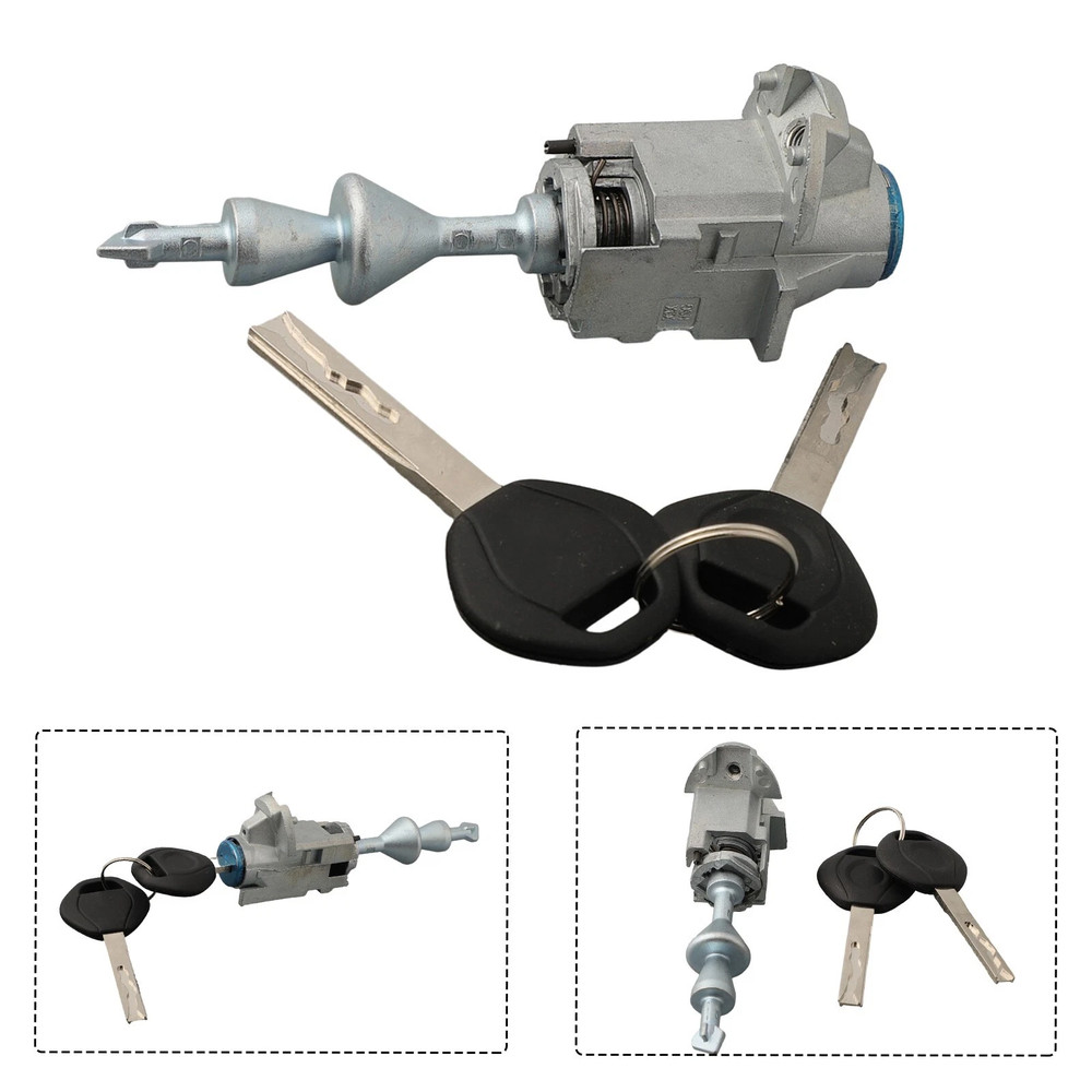 2x Key left front Door lock locking cylinder For 2004-2012 BMW 3 E90 E91