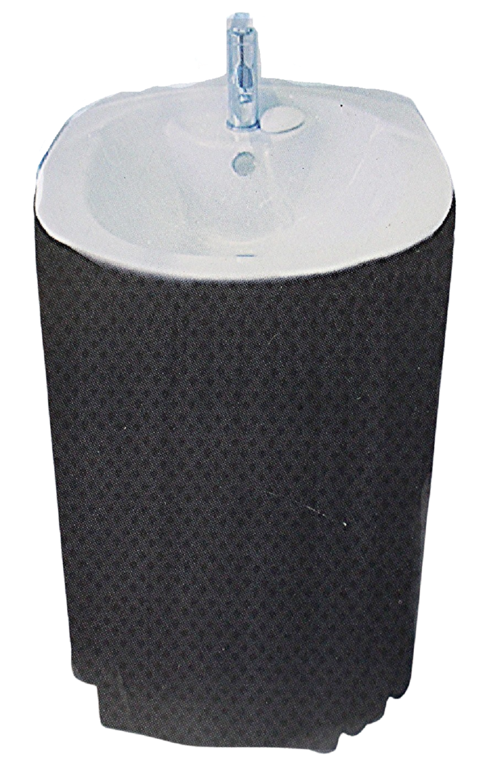 Fabric Sink Skirt Diamond Stitch Wraps Around The Sink Self Stick USA Seller