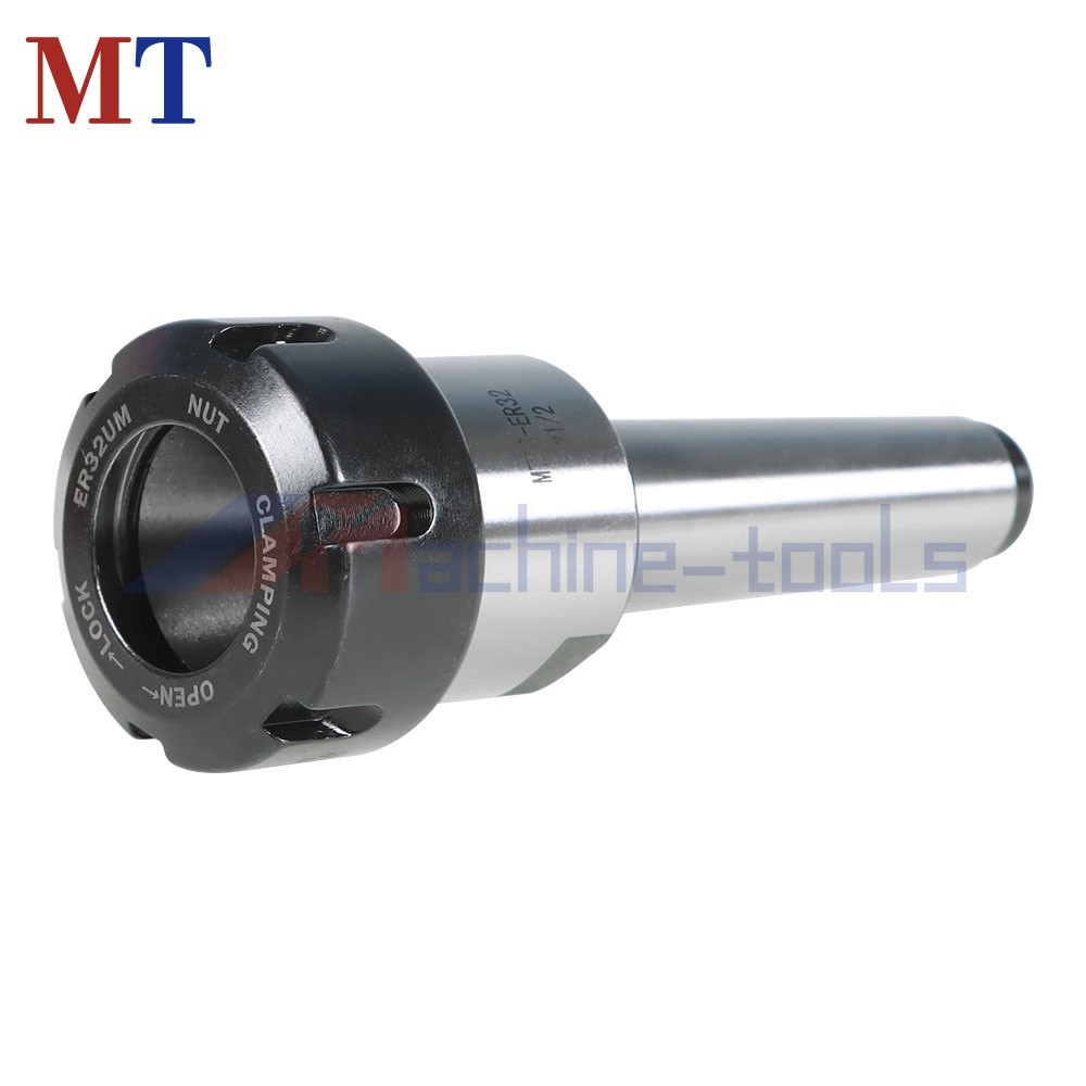 MT3 Shank With 11 Pack ER32 Collet Set ER32 Chuck & Spanner For Milling Machine