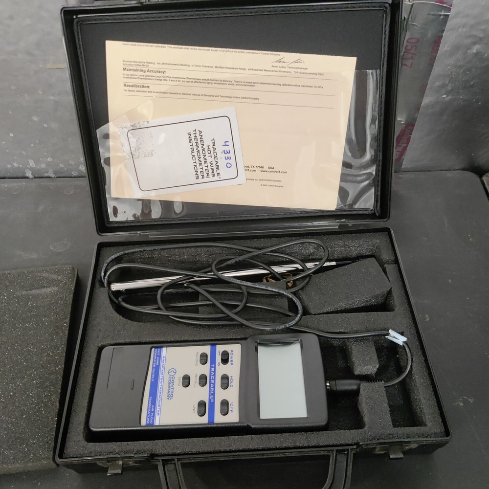 Control Company Hot Wire Anemometer