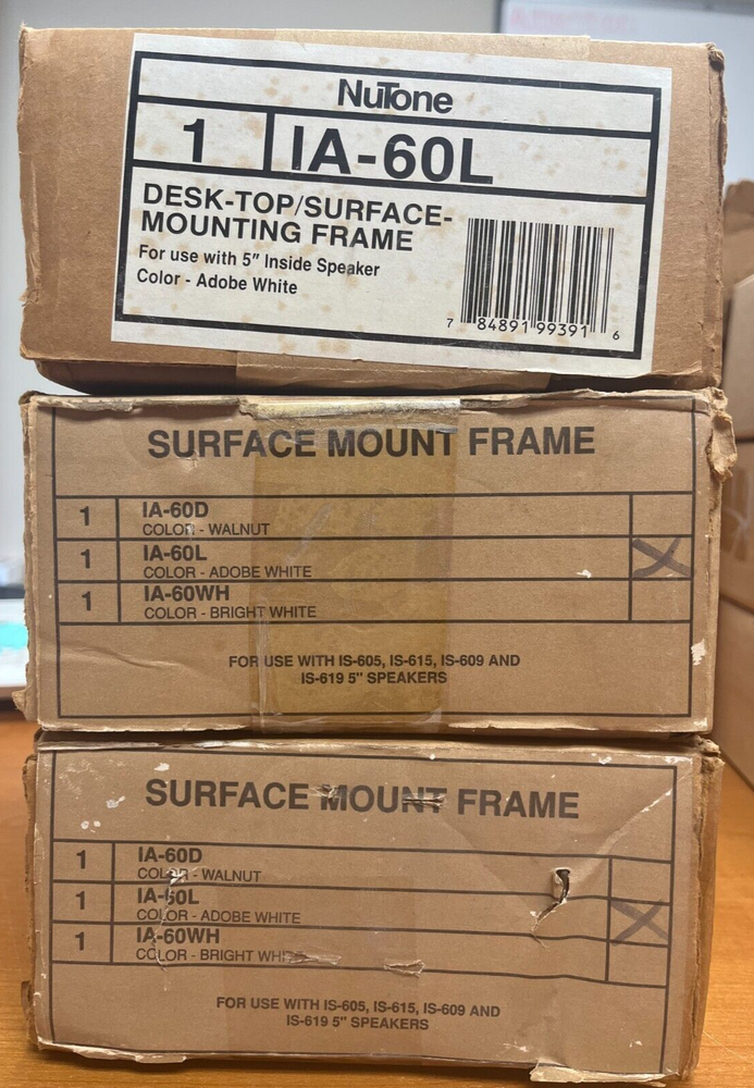 IA-60L Desk-Top/Surface-Mounting Frame Use w 5" Inside Speaker - NEW OPEN BOX