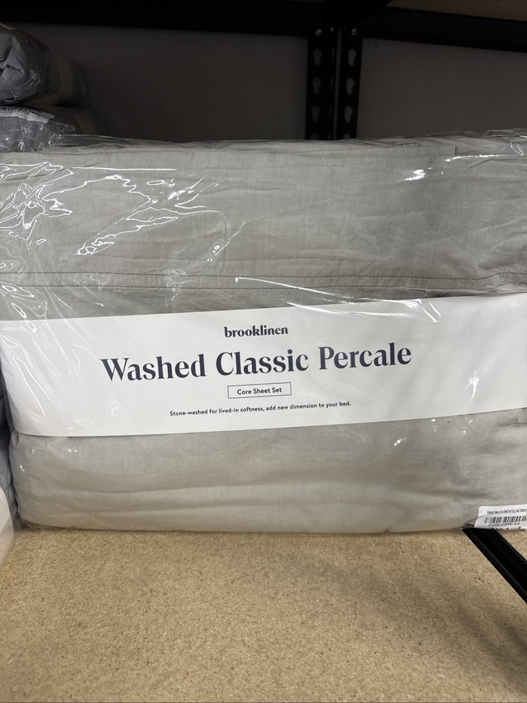 Core Sherlock Set Brooklinen Washed Classic Percale