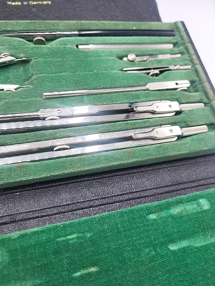 Vtg CHICAGO TECHNICAL College DRAFTING TOOLS Set Made in Germany