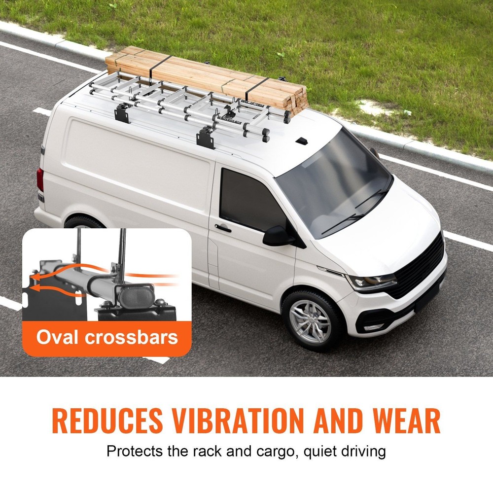 Secure-Mount 500lb Ladder Rack with Vibration Control