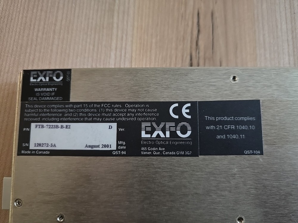 Exfo FTB-7200B SM OTDR Module FTB-7223B-B-EI