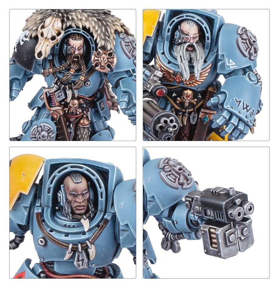 Warhammer: SPACE WOLVES: WOLF GUARD TERMINATORS