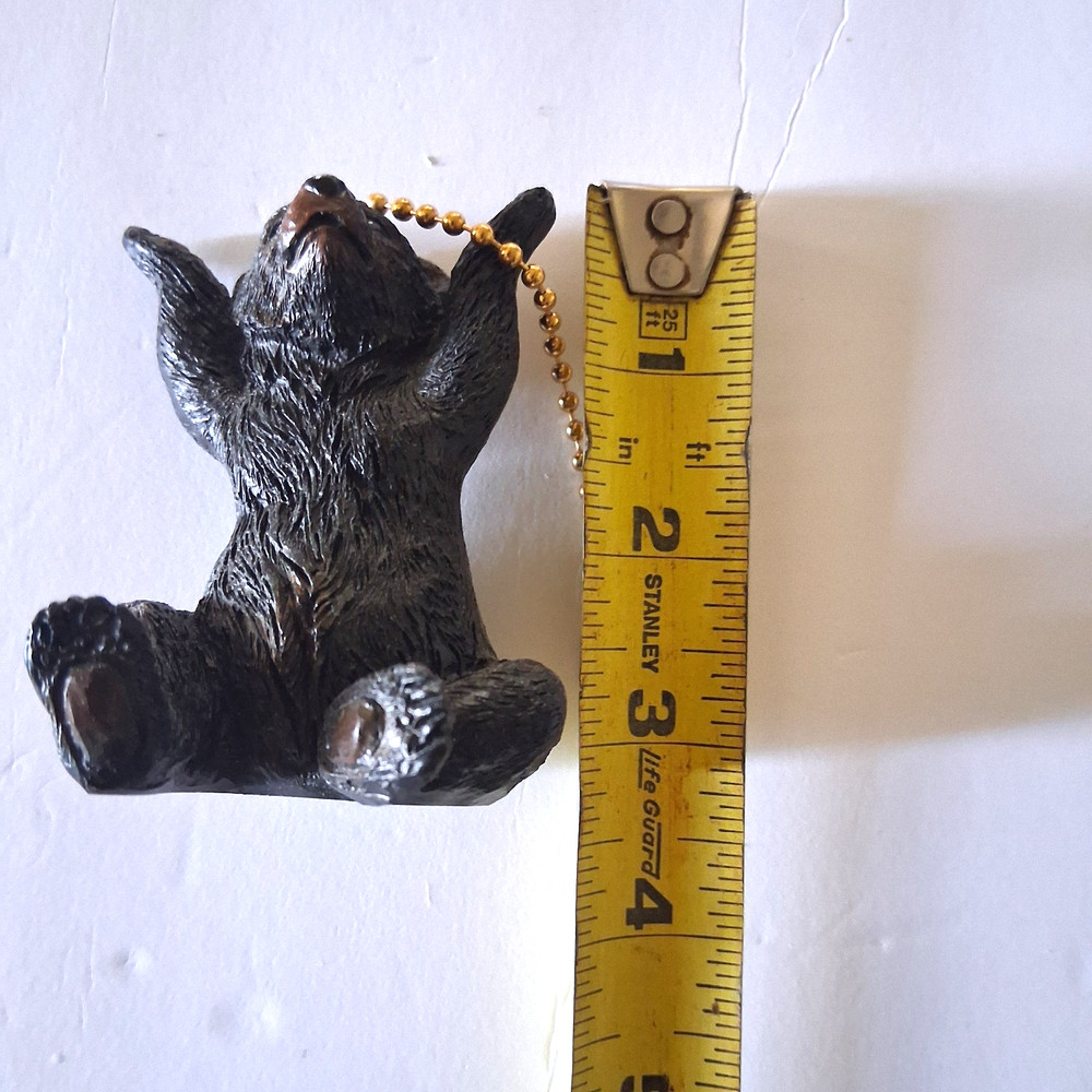 Chain Pull, Synthetic Bear. Black