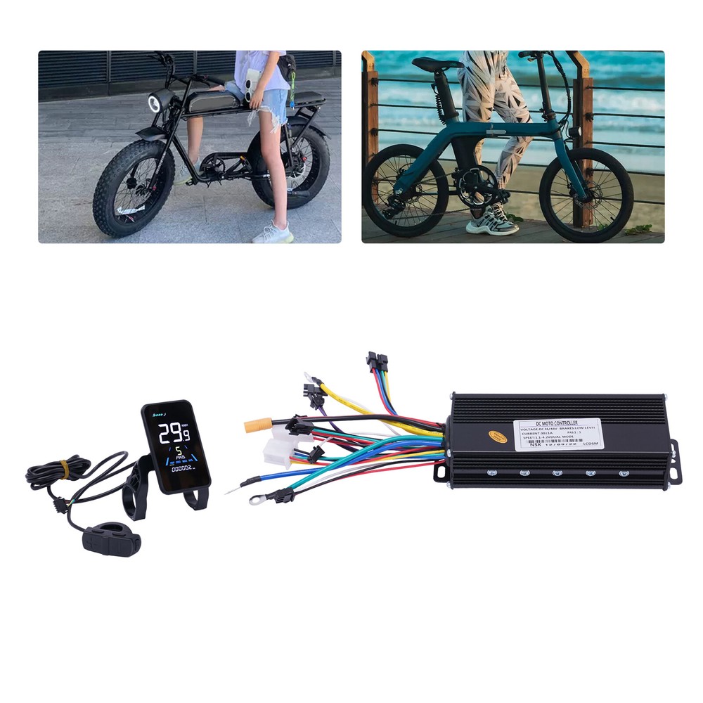 DC 36V 1200W EBike Electric Bicycle Scooter Brushless Controller Kit LCD Display