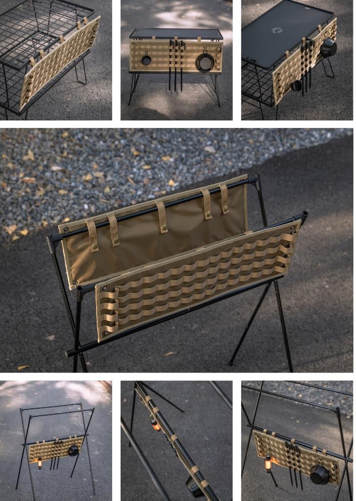 MOLLE Panel Sheet for Camp Table Field Rack Loop Tactical BG-589