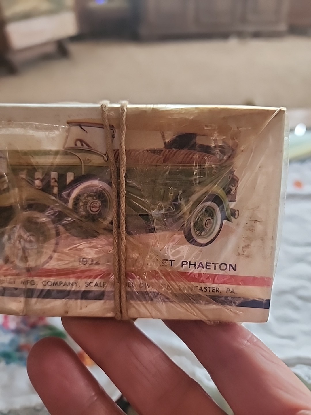 VTG NOS MIB CELLOPHANE IS LOOSE 1960S METAL KIT CHEV PHAETON BY HUBLEY