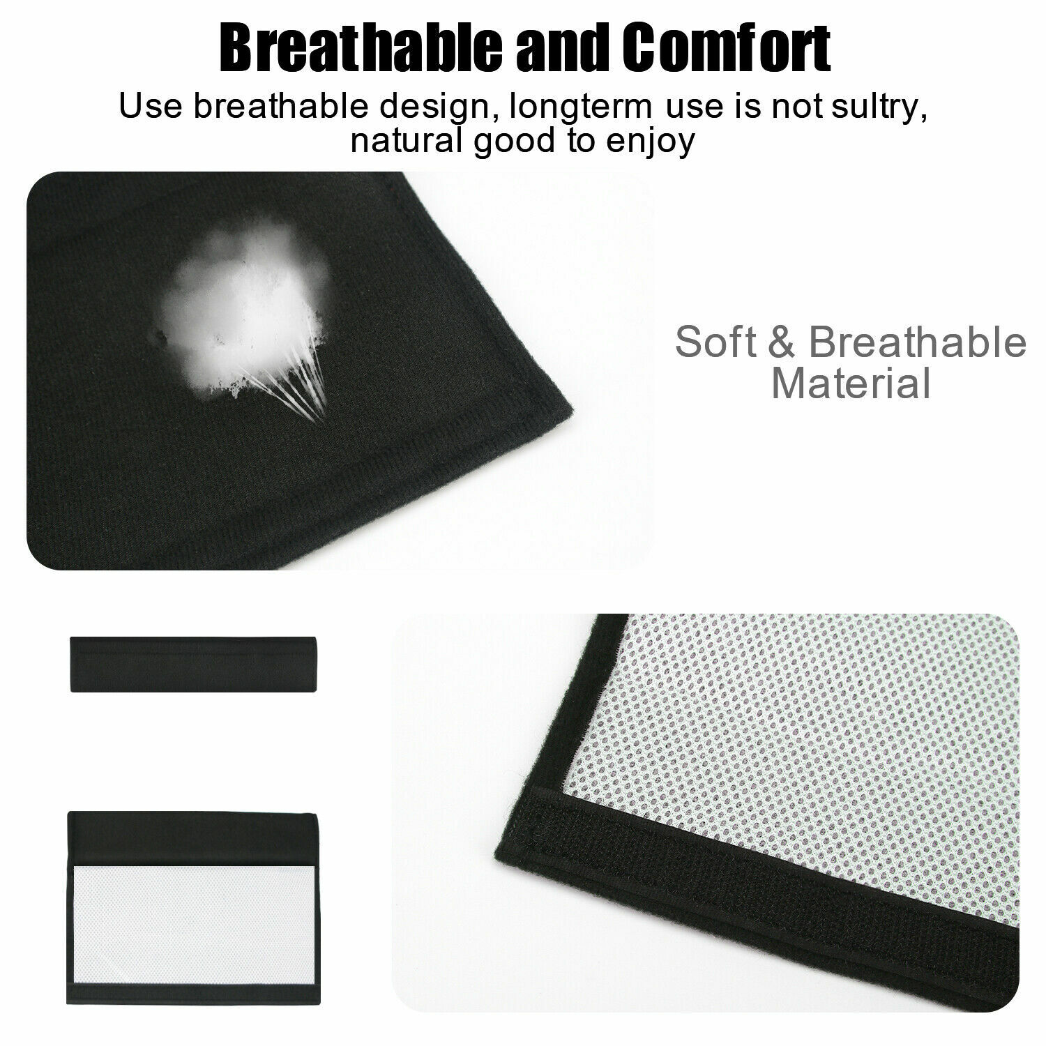 4 Pcs Universal Soft Seat Belt Set Cover Shoulder Pad Strap Protector Car Truck