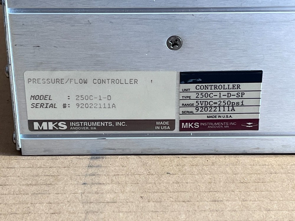 MKS Instruments 250C-1-D-SP Pressure Flow Controller Type 250 250C